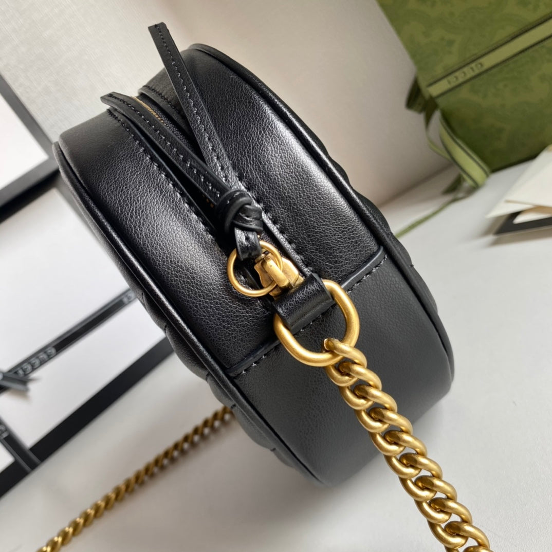 3 Colors - Round Cowhide Handbag