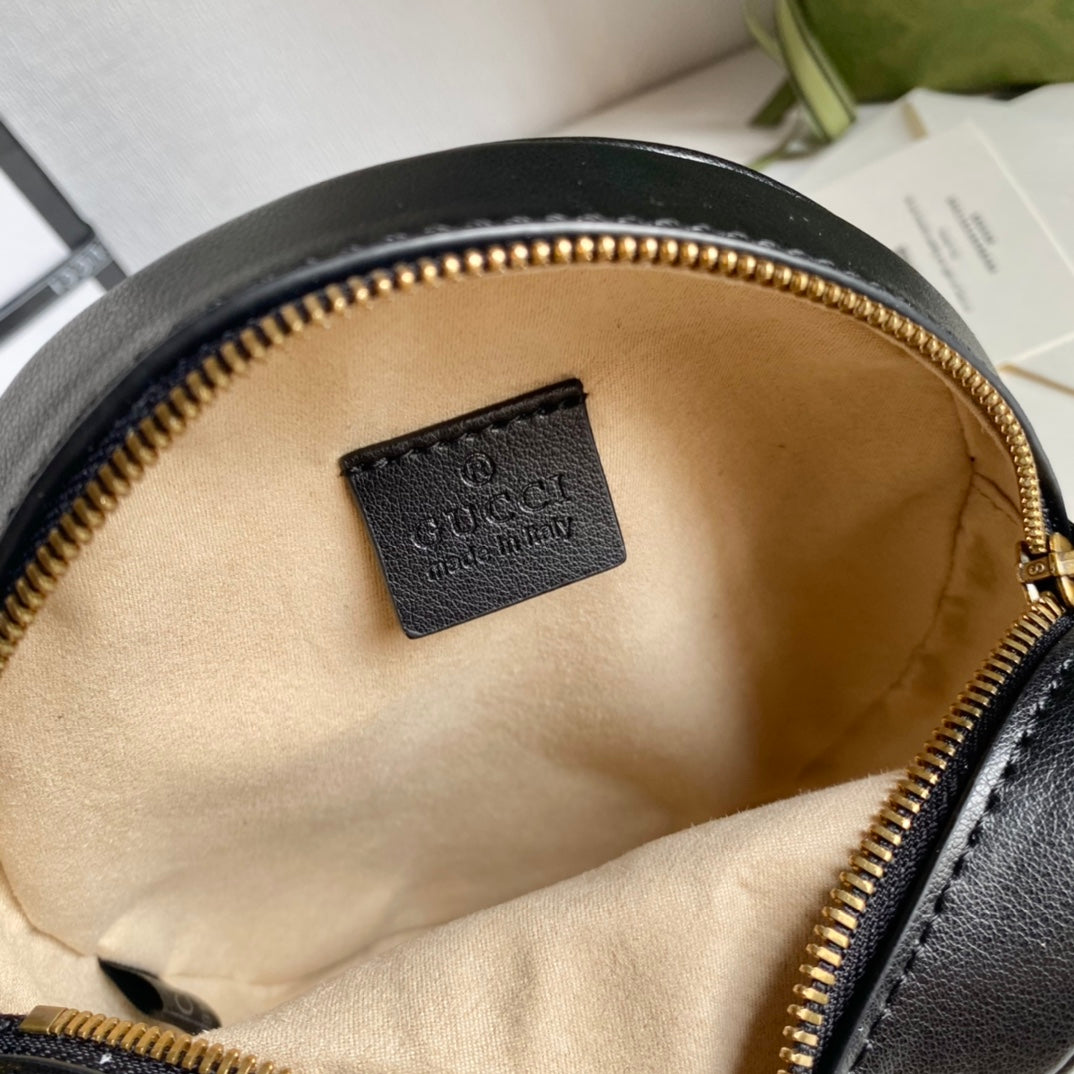 3 Colors - Round Cowhide Handbag