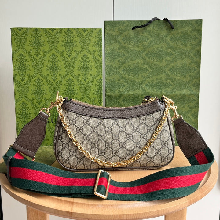 3 Colors - Strawberry Pendant Double Strap Handbag