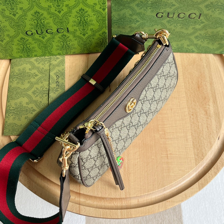 3 Colors - Strawberry Pendant Double Strap Handbag