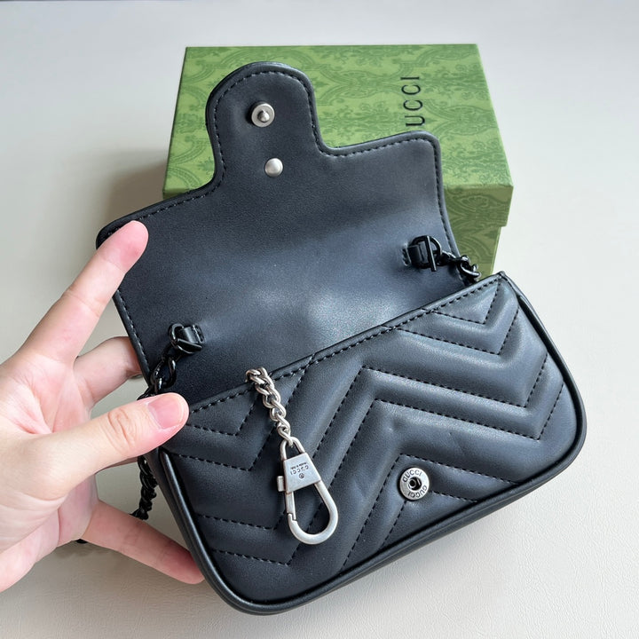4 Colors - Mini Wave Print Handbag