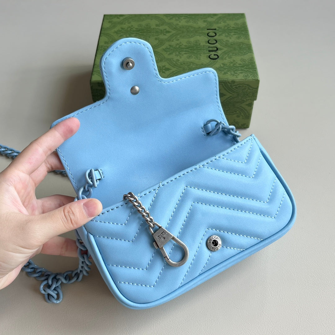 4 Colors - Mini Wave Print Handbag