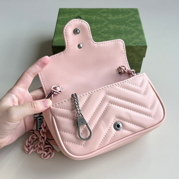 4 Colors - Mini Wave Print Handbag