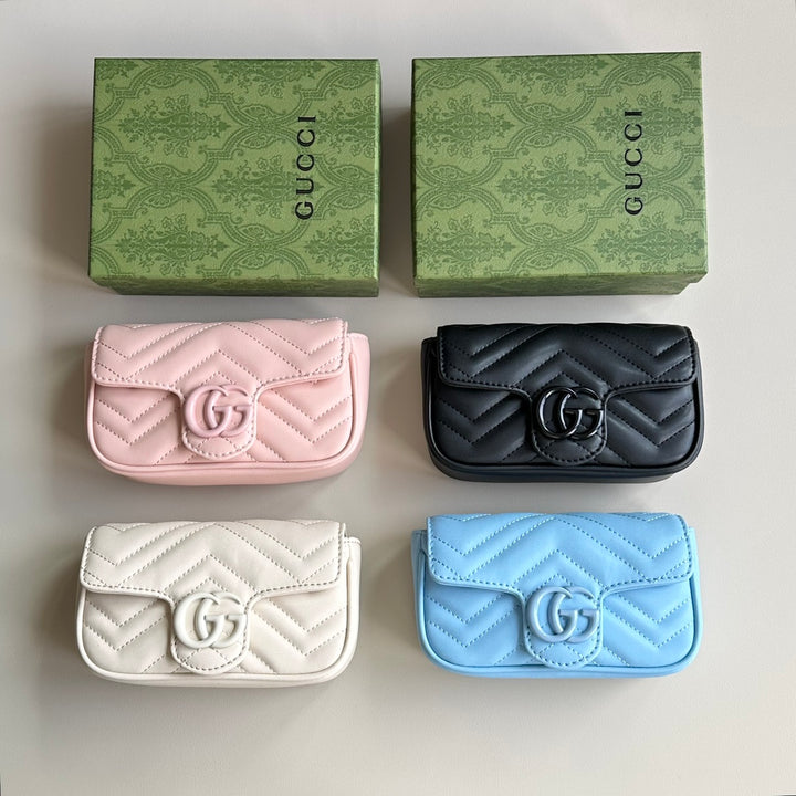 4 Colors - Mini Wave Print Handbag