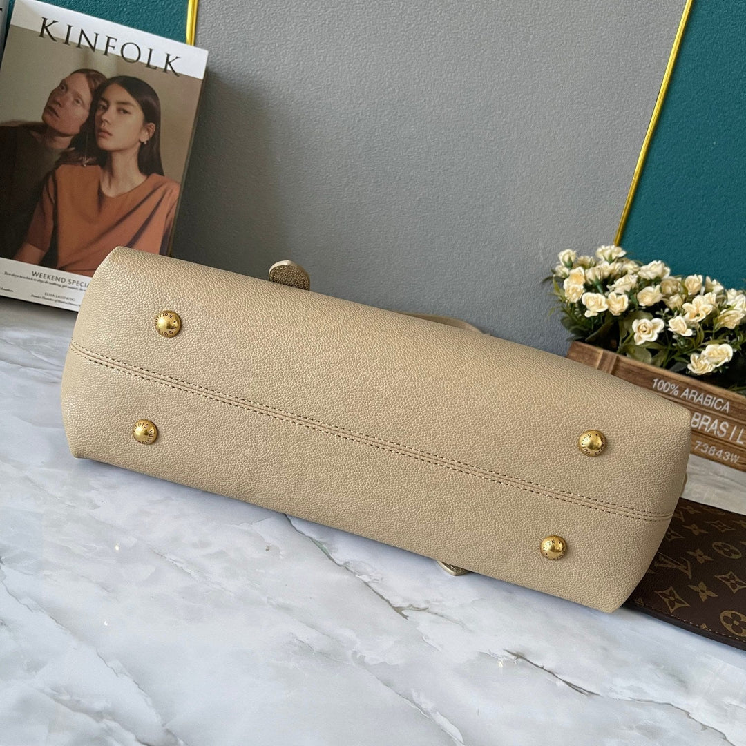 4 Colors - Soft Cowhide Tote Bag