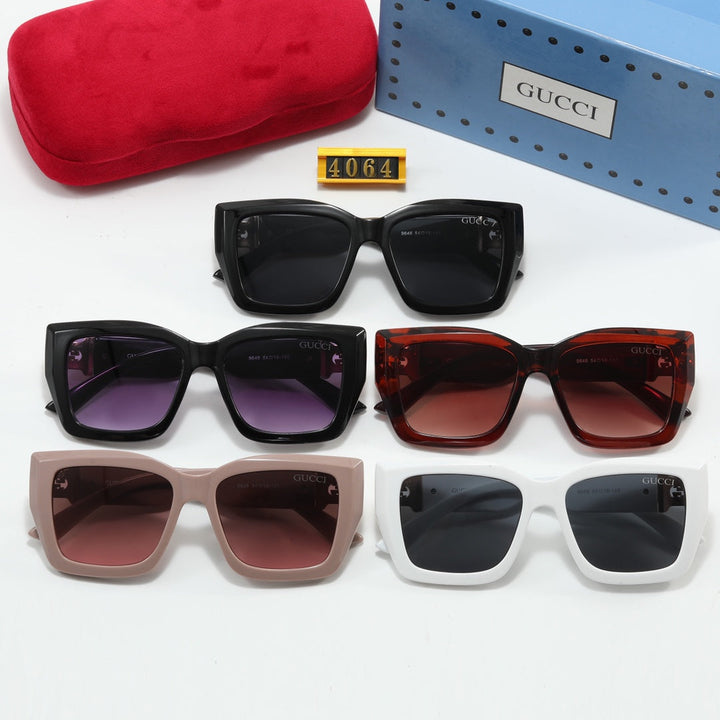 5 Colors Metal Patchwork Sunglasses