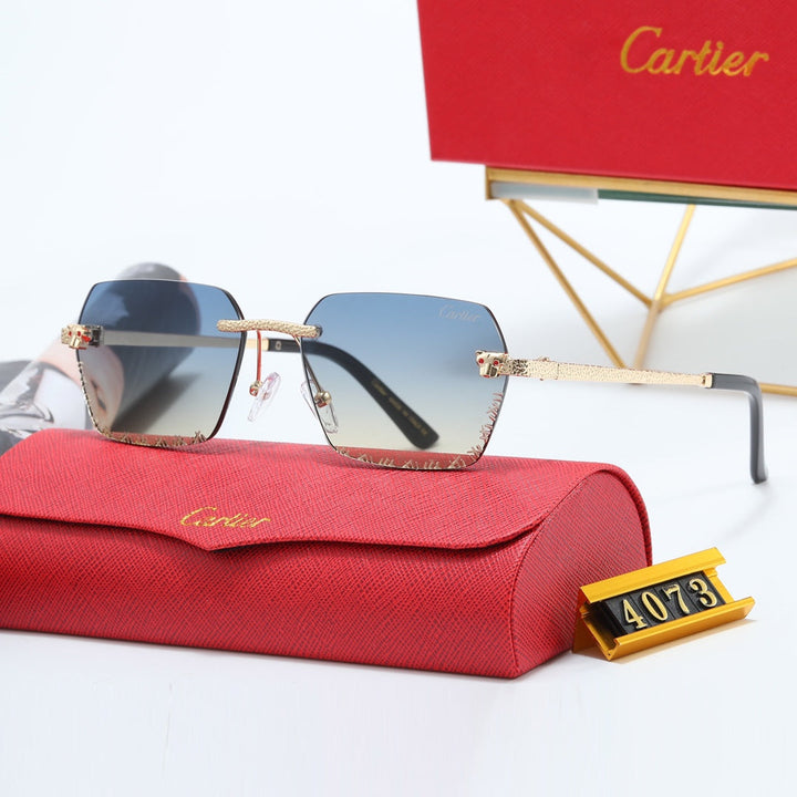 5 Colors Small Glass Lens Sunglasses
