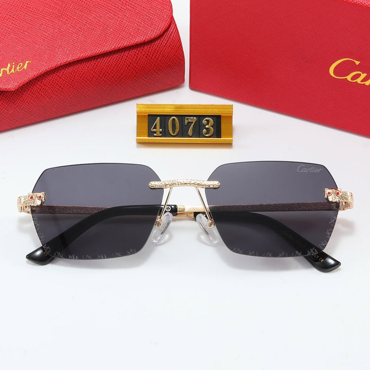 5 Colors Small Glass Lens Sunglasses