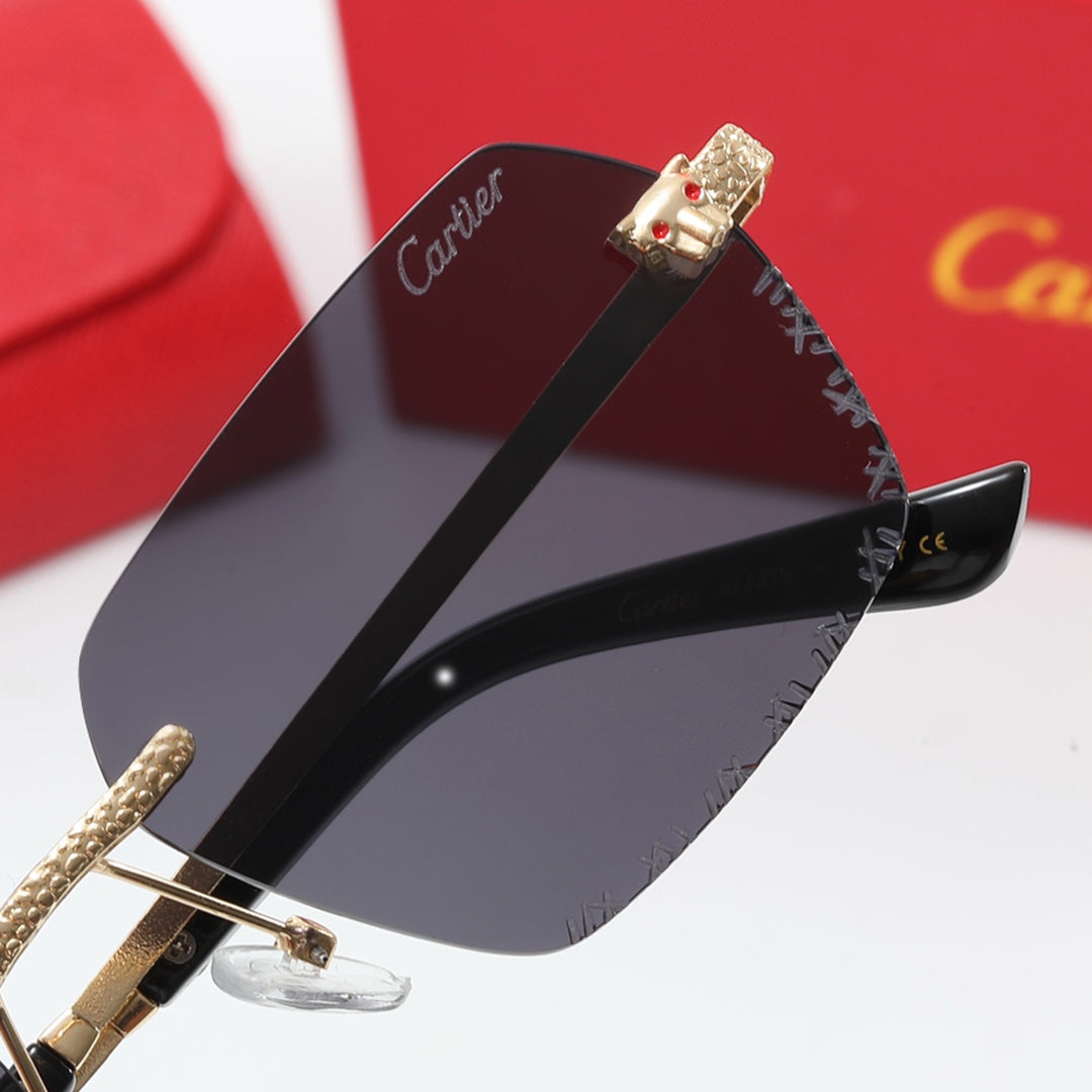 5 Colors Small Glass Lens Sunglasses