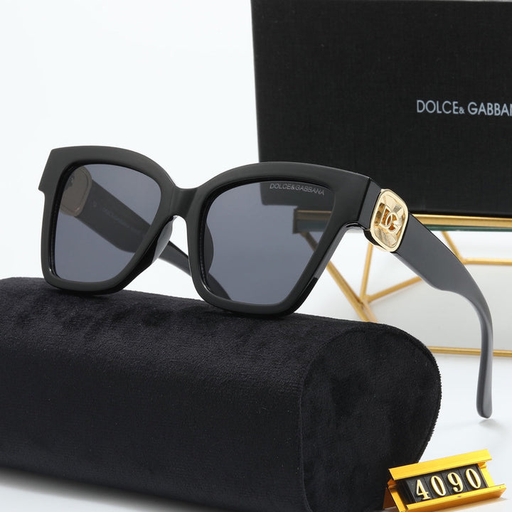 4 Colors Gold Logo Sunglasses