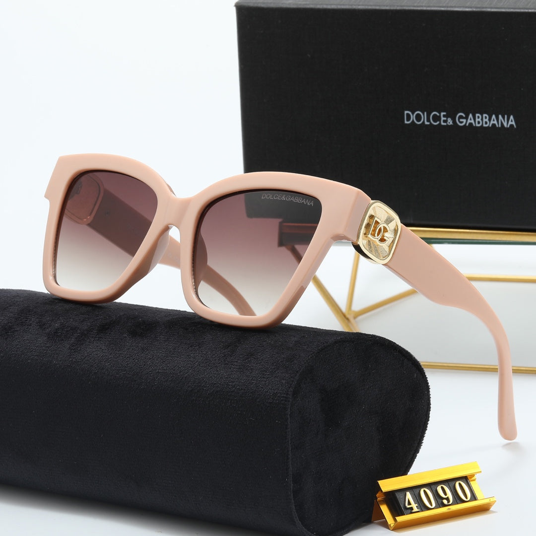 4 Colors Gold Logo Sunglasses