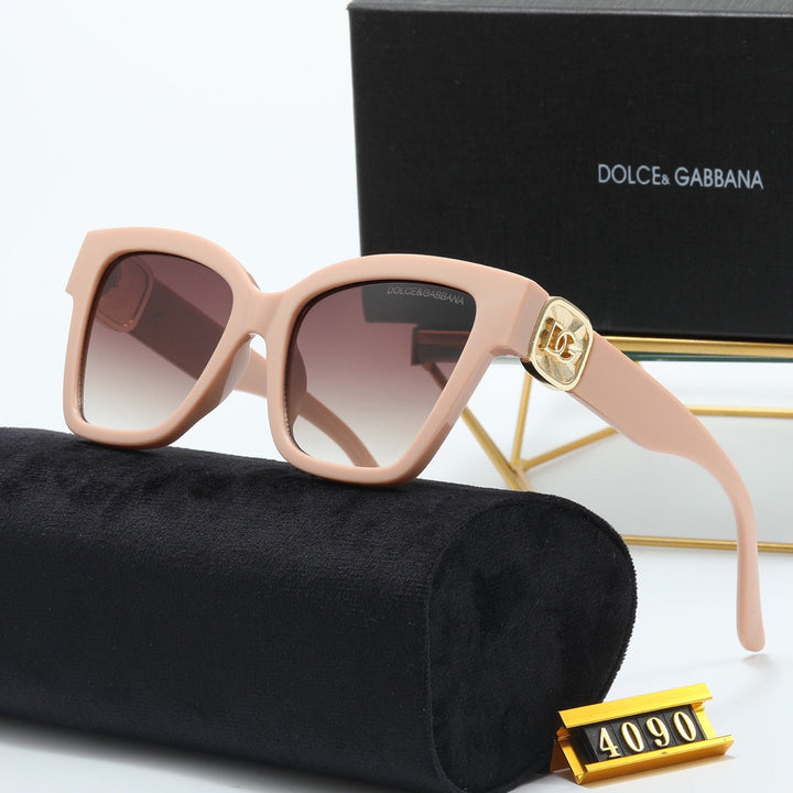 4 Colors Gold Logo Sunglasses