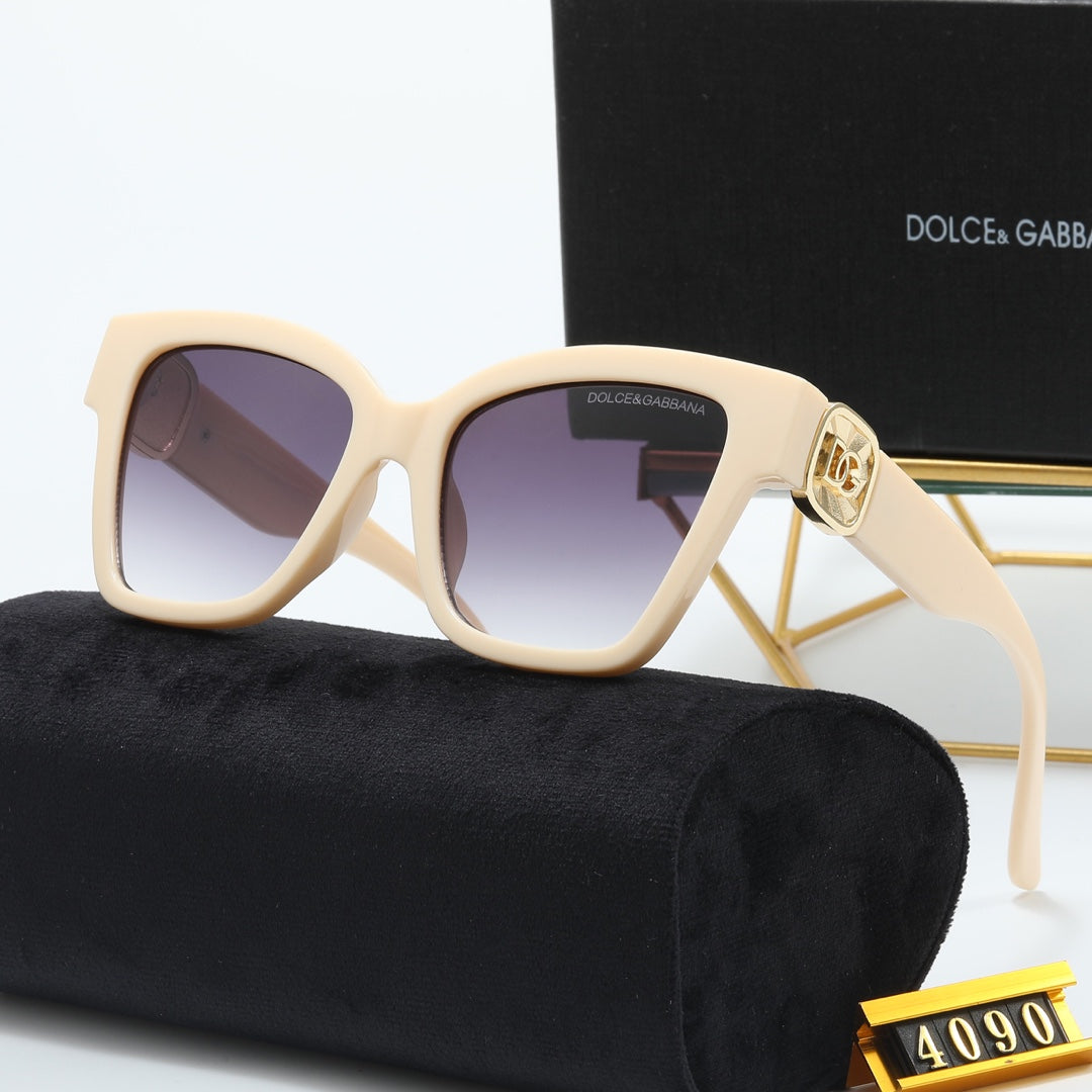 4 Colors Gold Logo Sunglasses