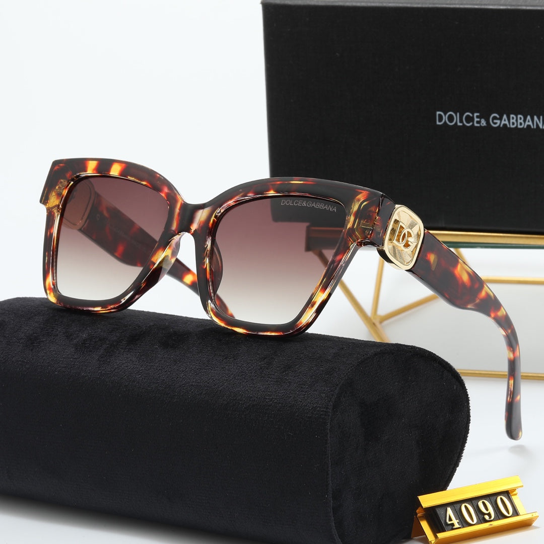 4 Colors Gold Logo Sunglasses