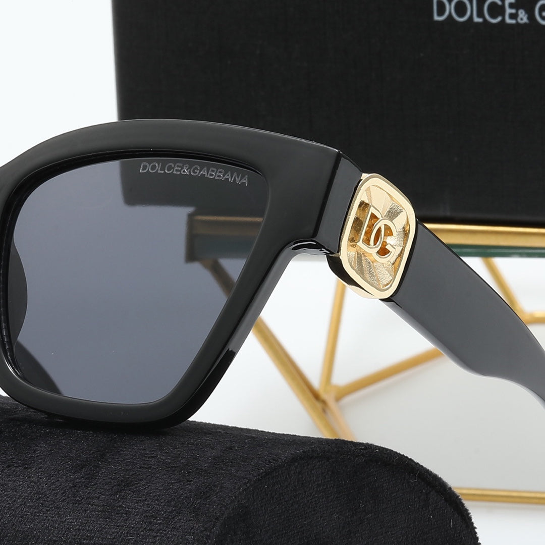 4 Colors Gold Logo Sunglasses