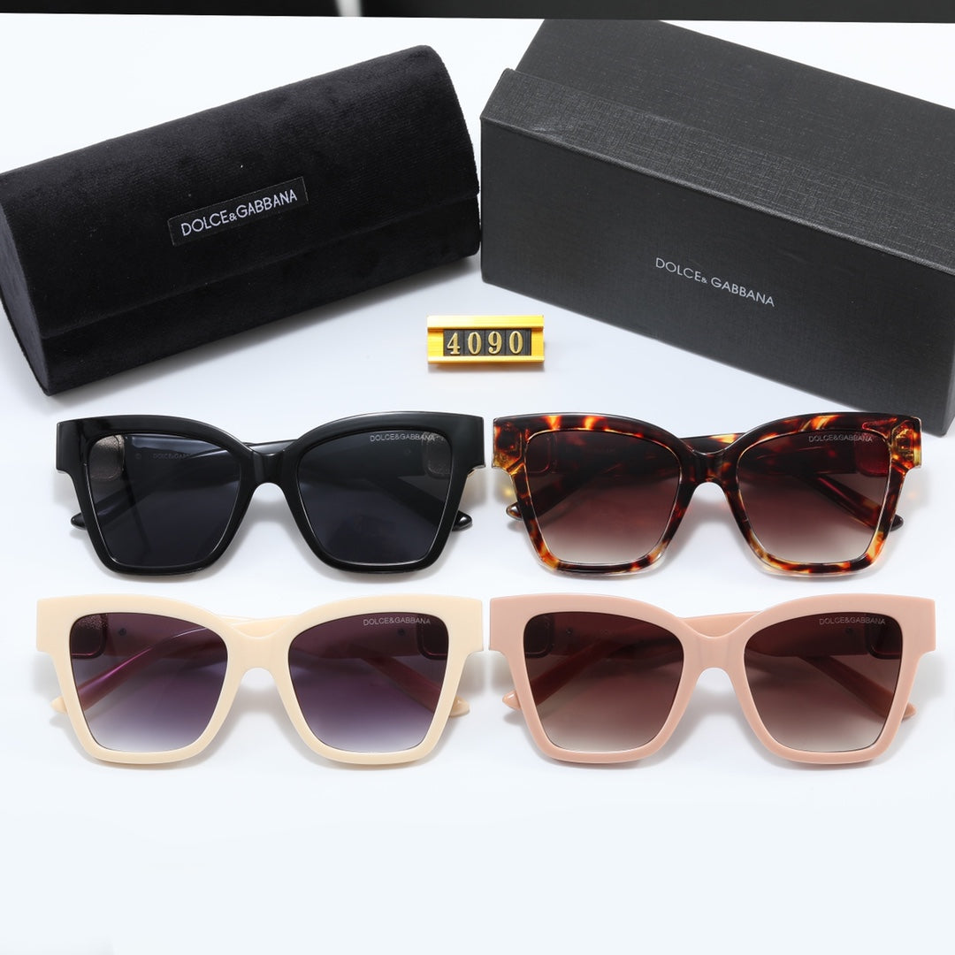 4 Colors Gold Logo Sunglasses