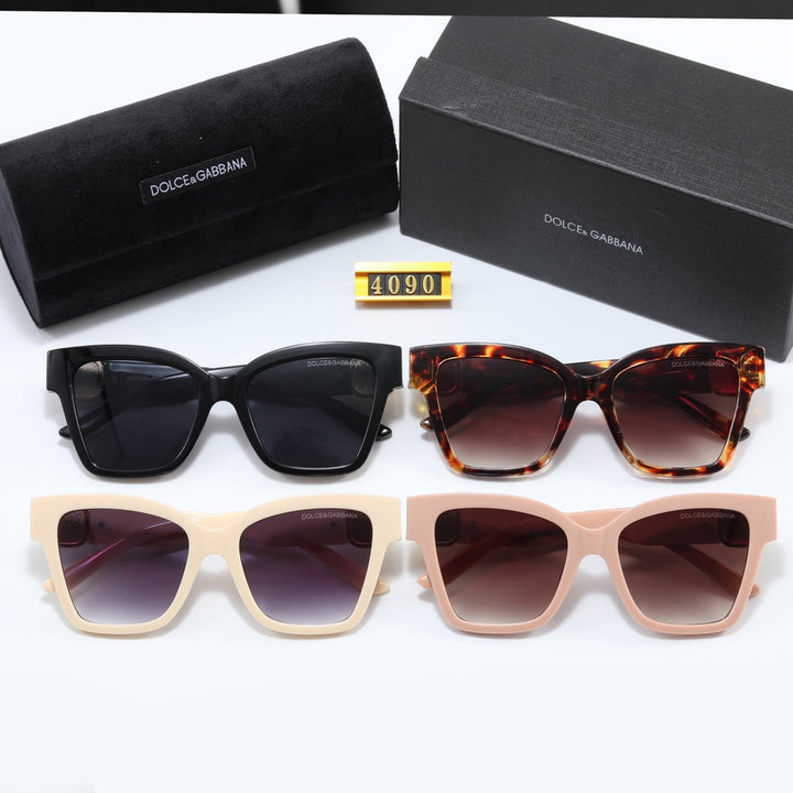 4 Colors Gold Logo Sunglasses