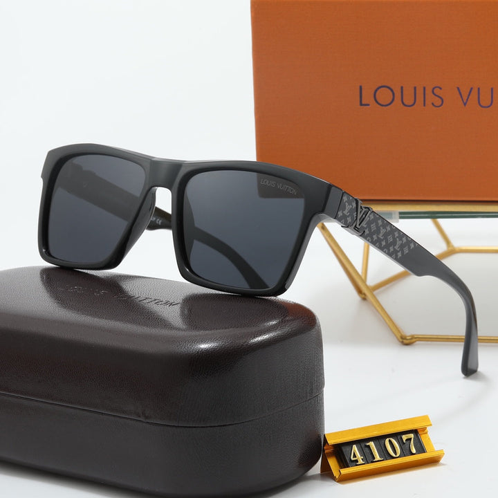 4 Colors Stylish Plaid Pattern Sunglasses