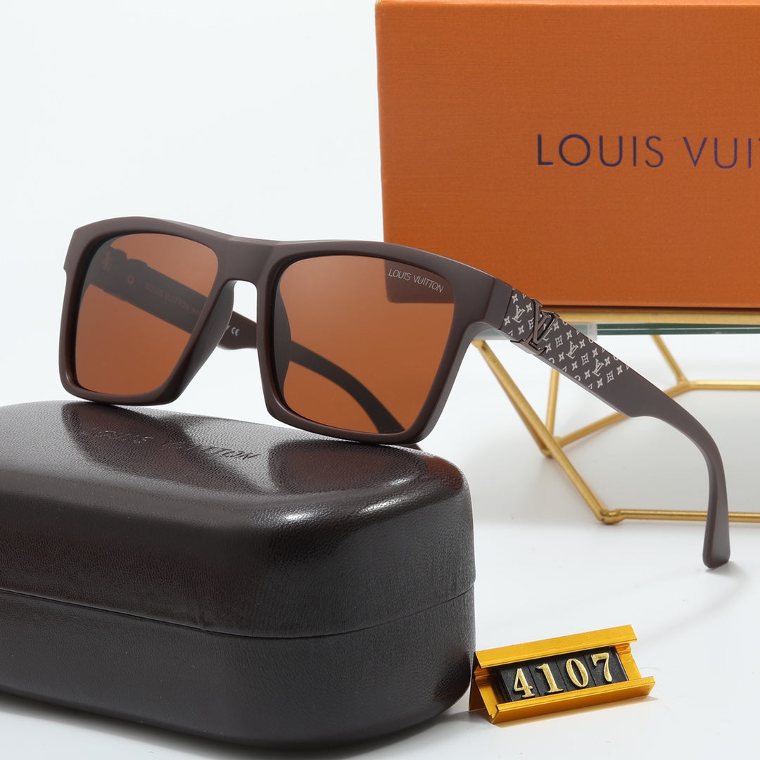 4 Colors Stylish Plaid Pattern Sunglasses