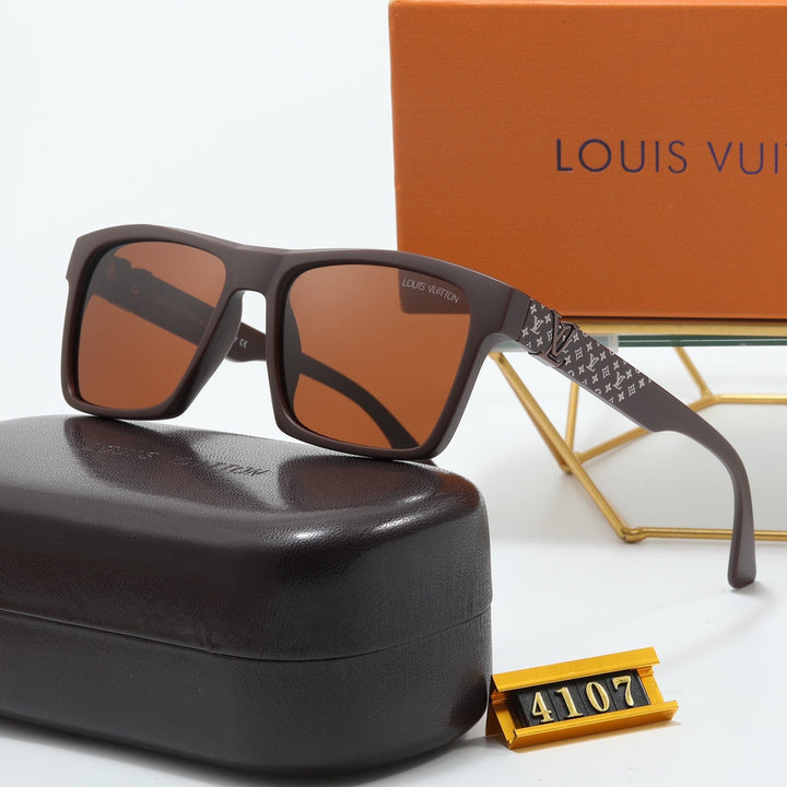 4 Colors Stylish Plaid Pattern Sunglasses