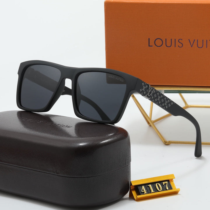4 Colors Stylish Plaid Pattern Sunglasses