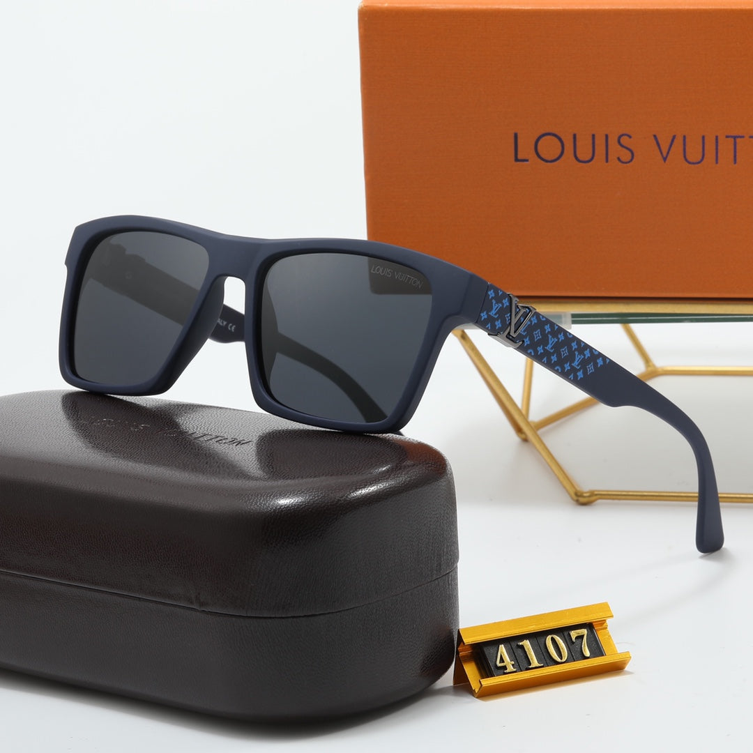 4 Colors Stylish Plaid Pattern Sunglasses