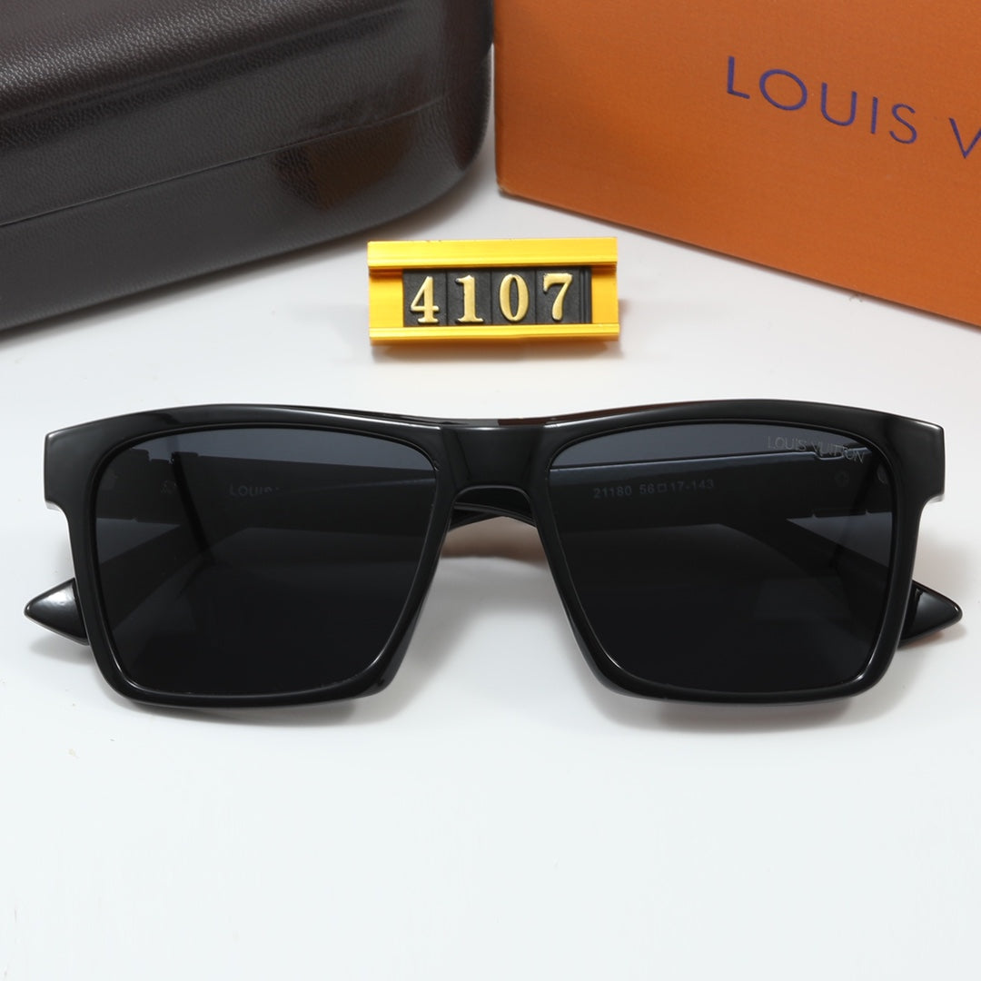 4 Colors Stylish Plaid Pattern Sunglasses