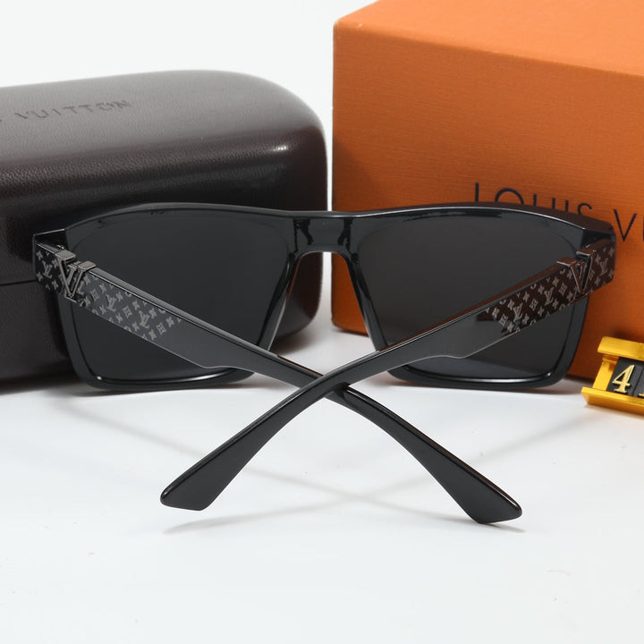 4 Colors Stylish Plaid Pattern Sunglasses