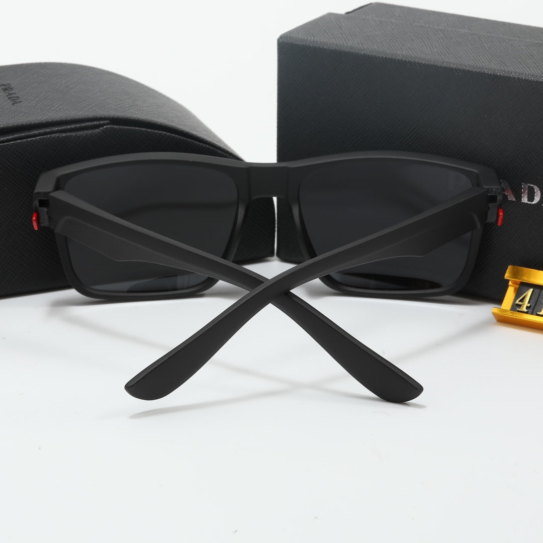 4 Colors Red Logo Square Sunglasses