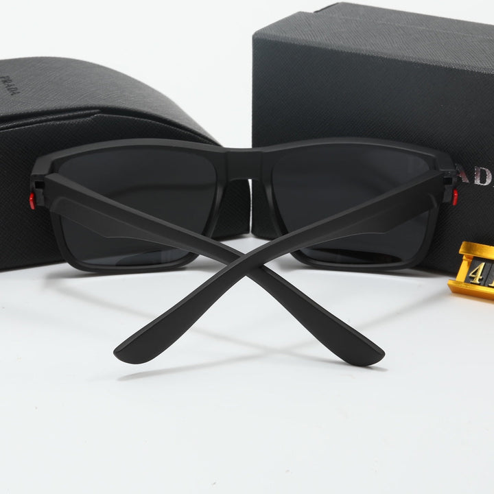 4 Colors Red Logo Square Sunglasses