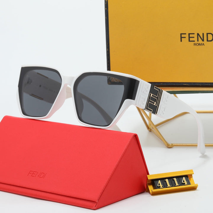 4 Colors Large Embossed Sunglasses