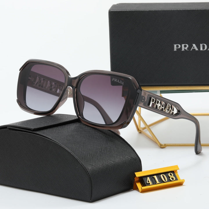 4 Colors Hollowed out logo sunglasses