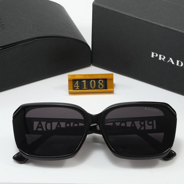 4 Colors Hollowed out logo sunglasses
