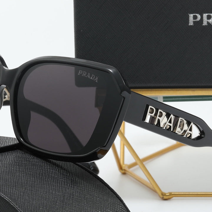 4 Colors Hollowed out logo sunglasses