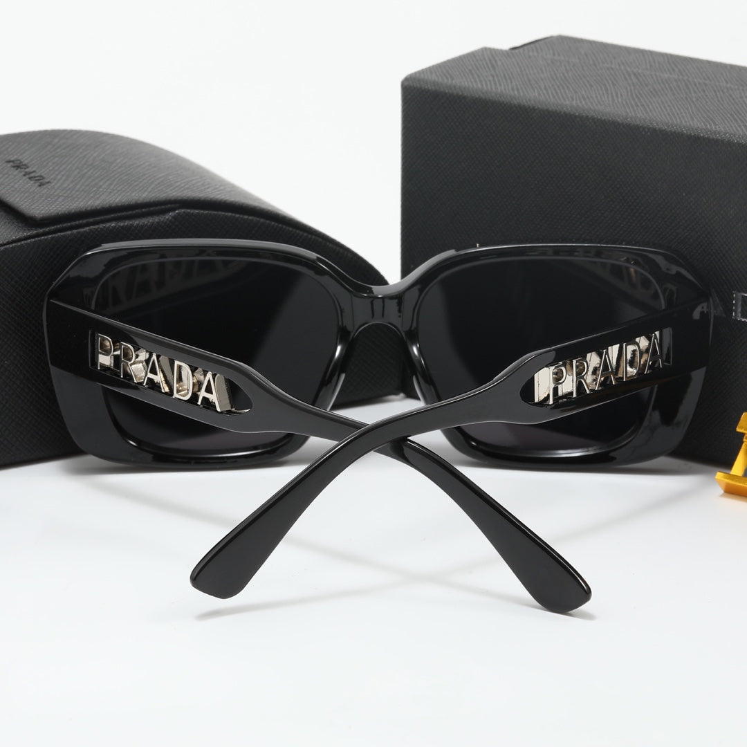 4 Colors Hollowed out logo sunglasses