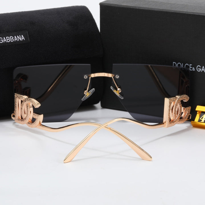 4 Colors Metal Monogram Sunglasses