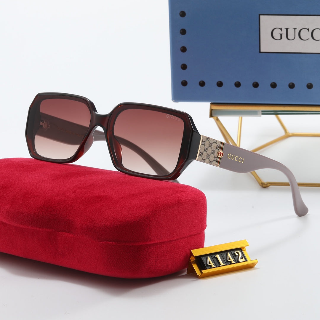 4 Colors Retro Pattern Sunglasses