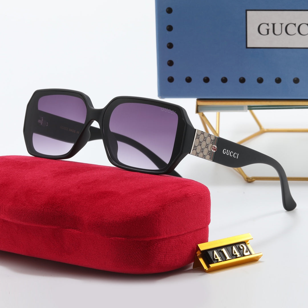 4 Colors Retro Pattern Sunglasses