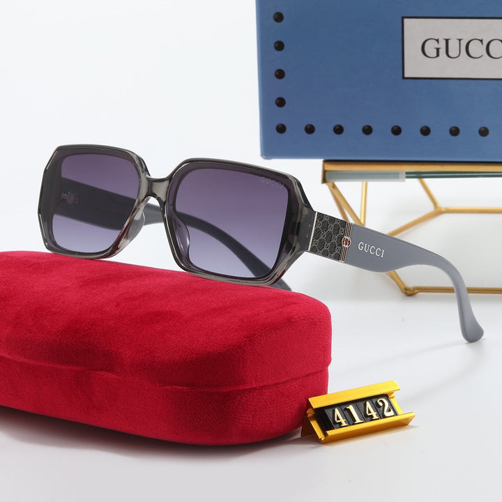 4 Colors Retro Pattern Sunglasses