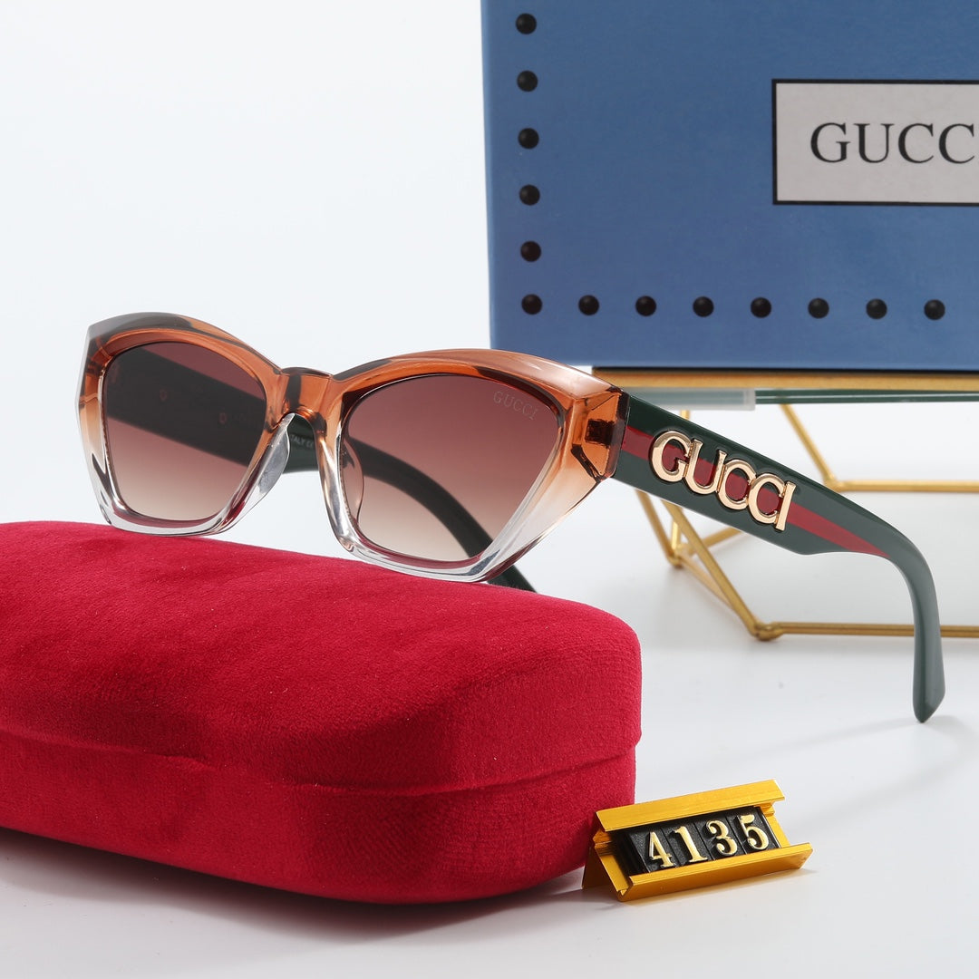 4 Colors Alphabet Mirror Leg Sunglasses