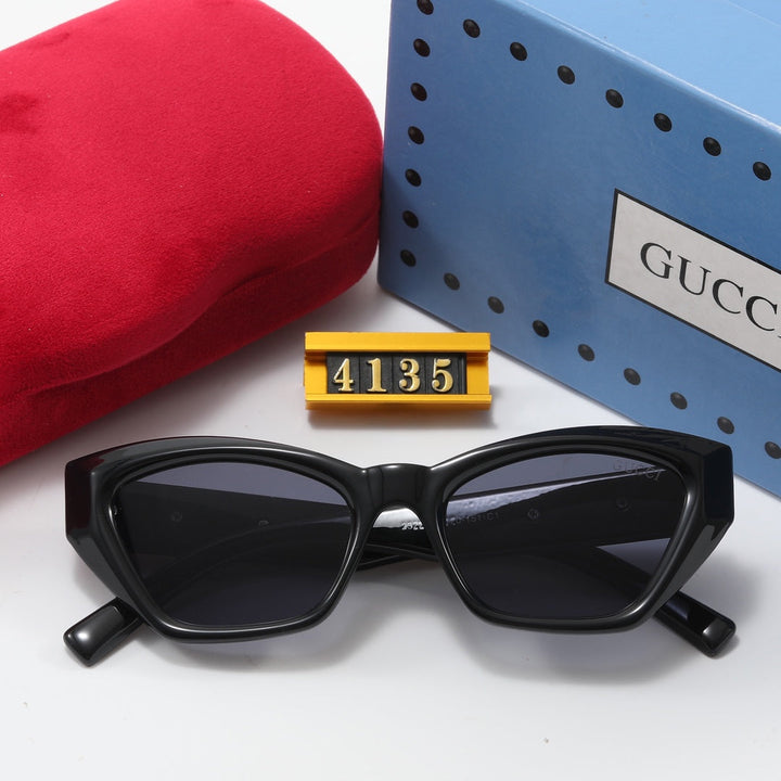 4 Colors Alphabet Mirror Leg Sunglasses