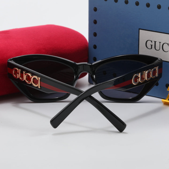 4 Colors Alphabet Mirror Leg Sunglasses