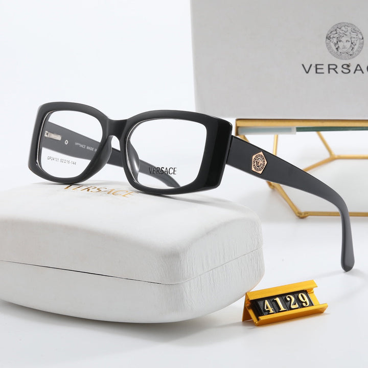 4 Colors Square Fashion Flat Glasses