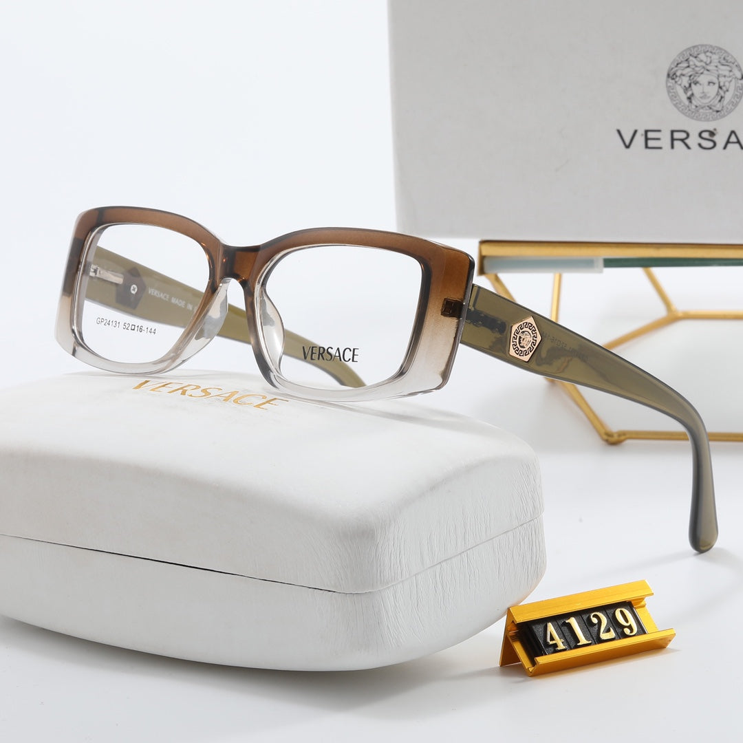 4 Colors Square Fashion Flat Glasses