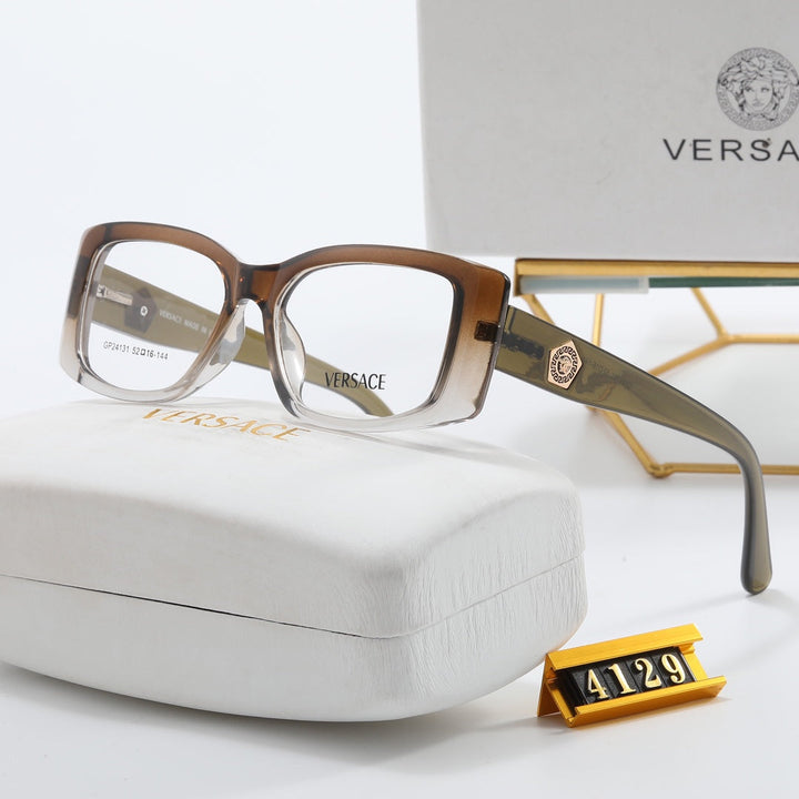 4 Colors Square Fashion Flat Glasses