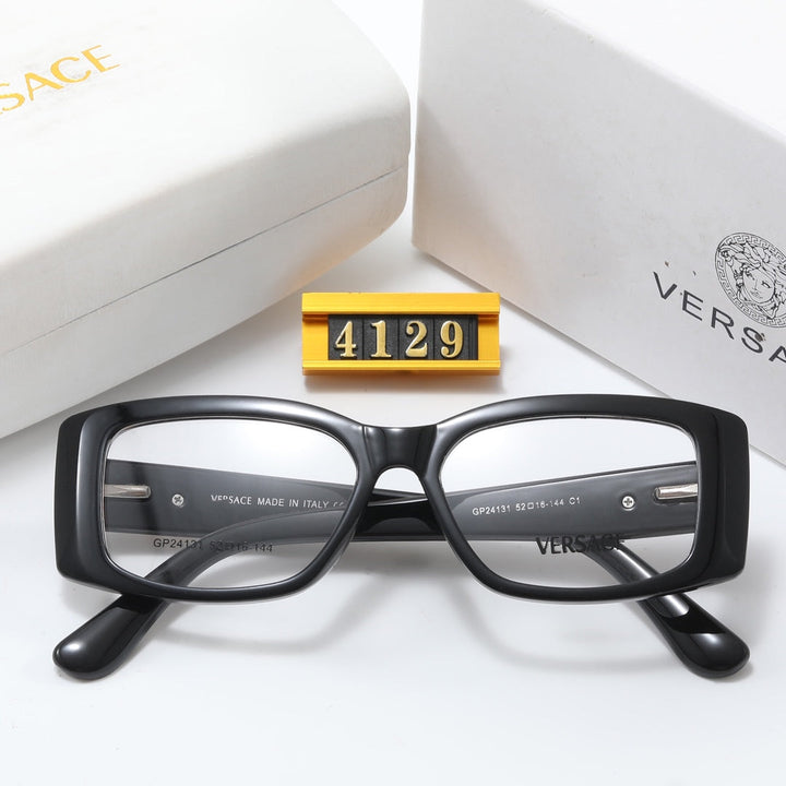 4 Colors Square Fashion Flat Glasses