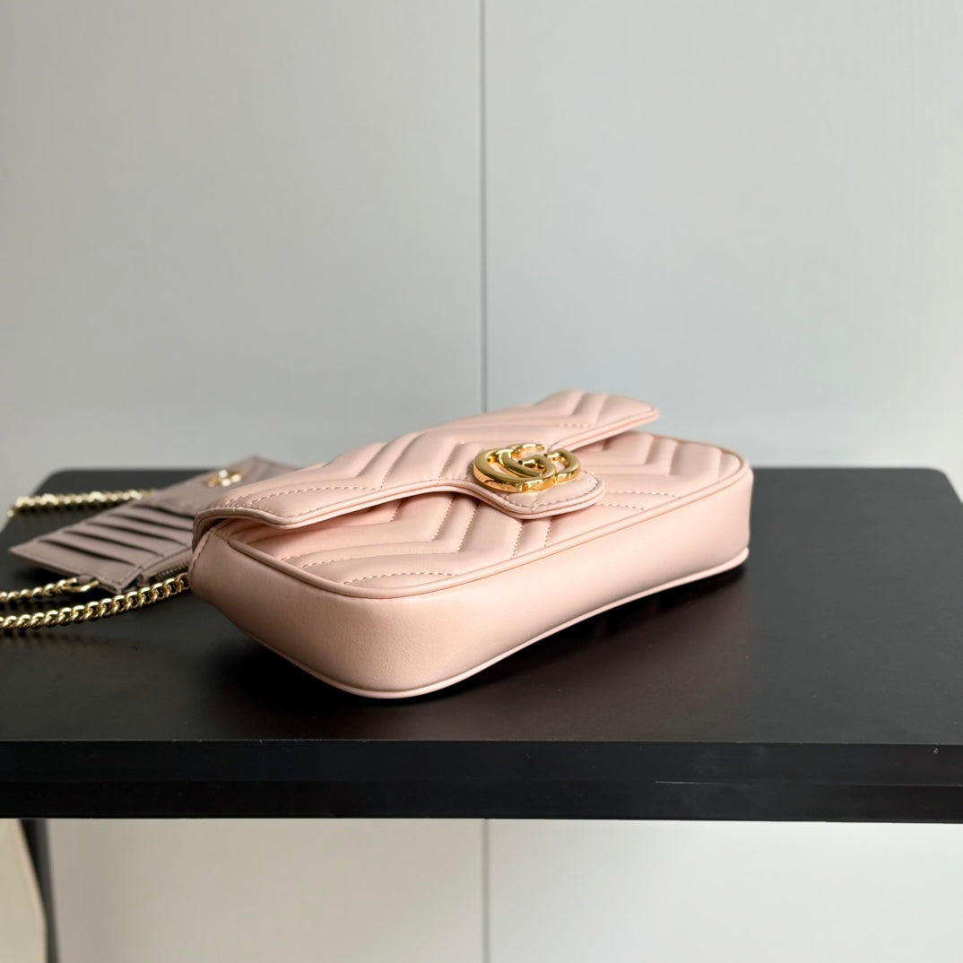 Pink Full Cowhide Classic Handbag