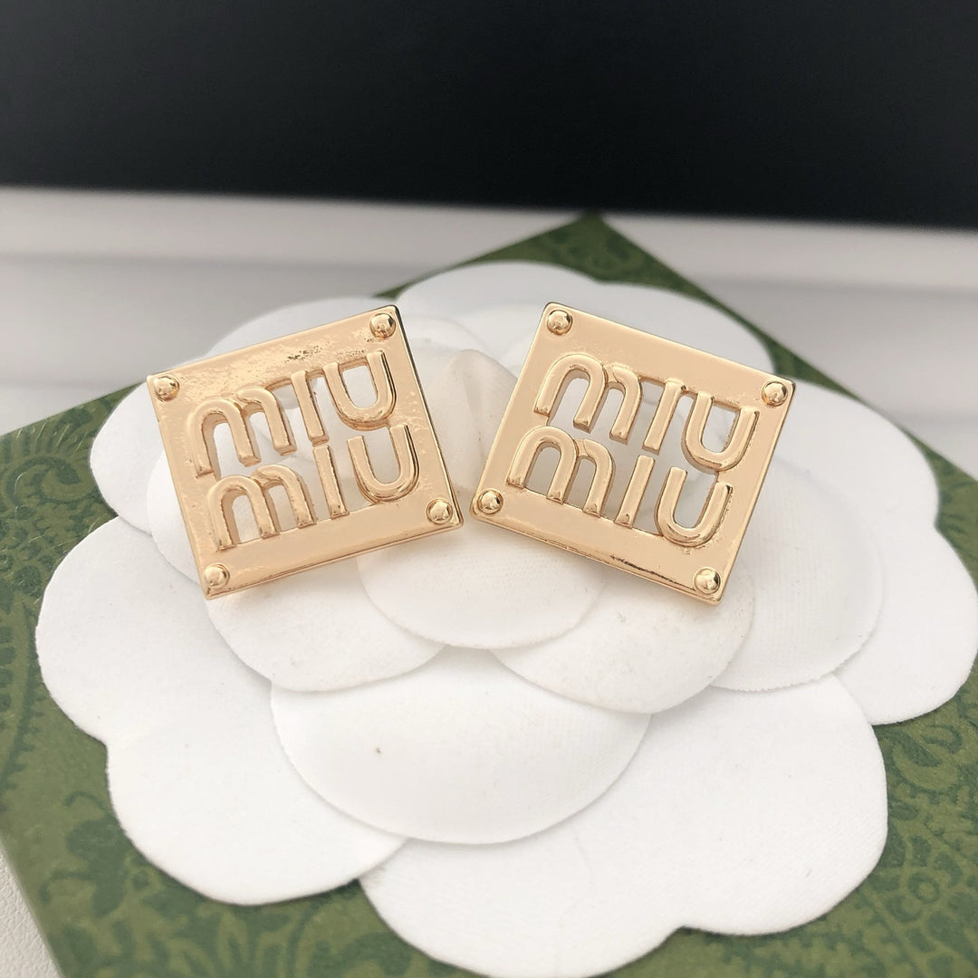 Stamped Fashion Earrings