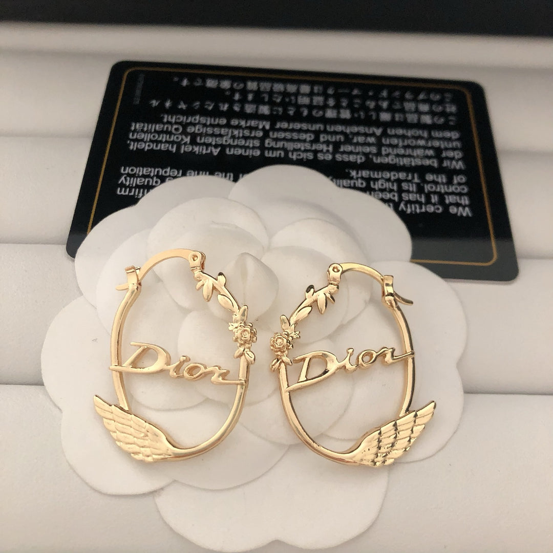 Delicate Swan Shaped Earrings