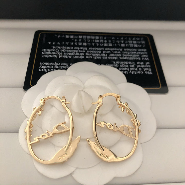 Delicate Swan Shaped Earrings